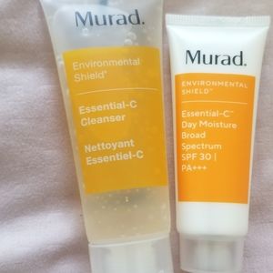 Murad Essential-C cleanser and moisturizer bundle
